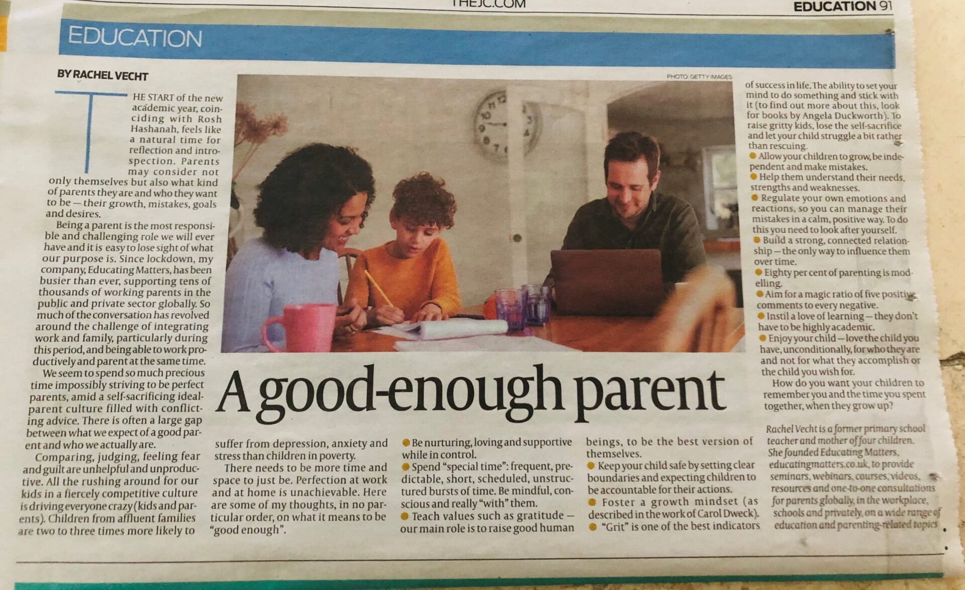A ‘Good Enough Parent’